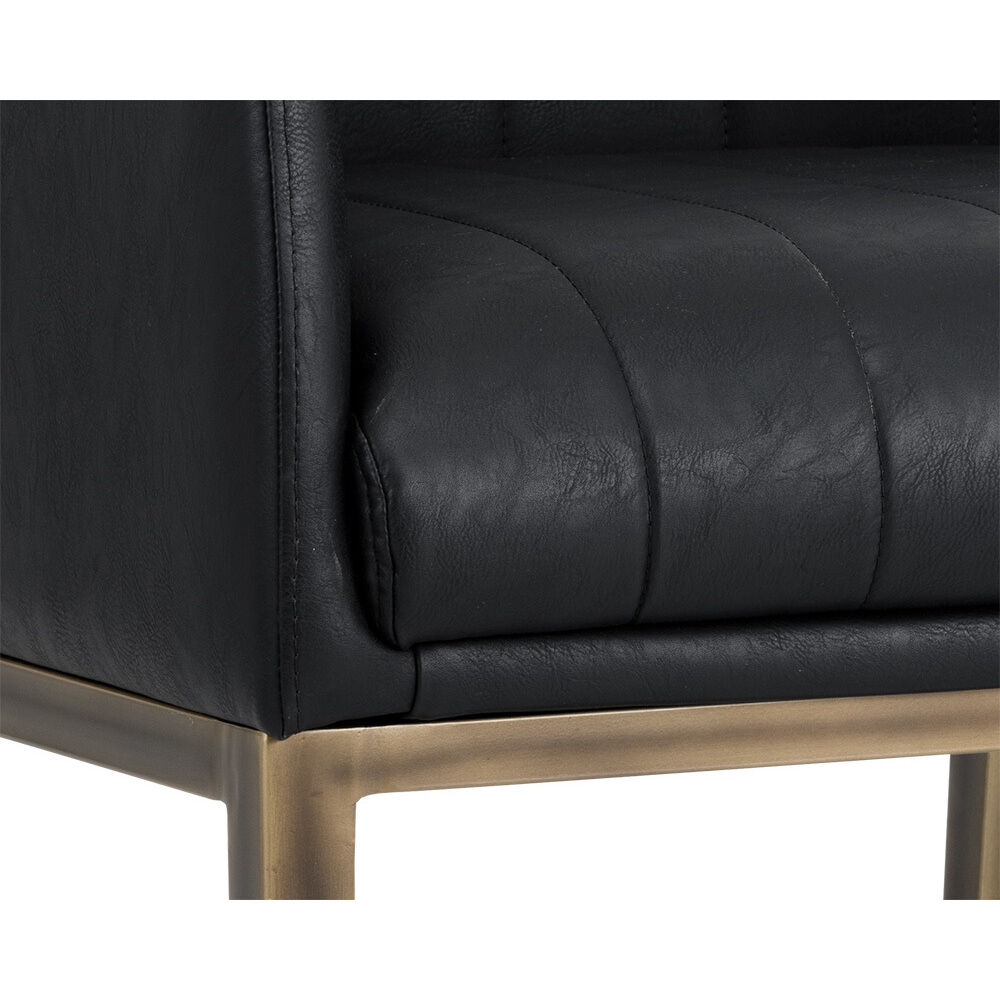 Wolfe Bravo Black Lounge Chair